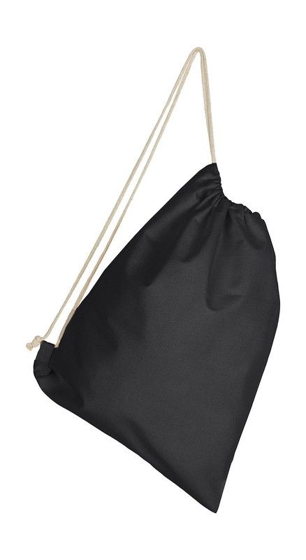 Mochila de algodón con cordones