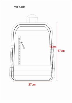 Warnschutzrucksack mit reflektierenden Bändern und Doppelfach Kapazität 25 Liter Gelb AV