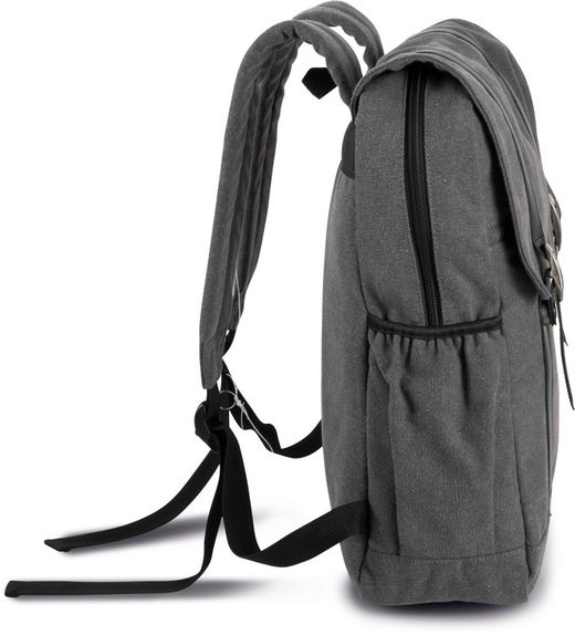 Canvas Rucksack mit Klappe