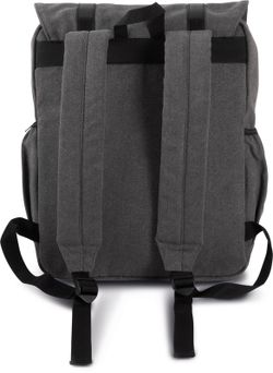 Canvas Rucksack mit Klappe