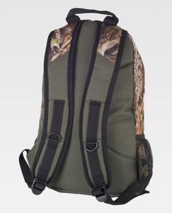 Mochila de color Camuflaje Bosque Verde+Verde Caza