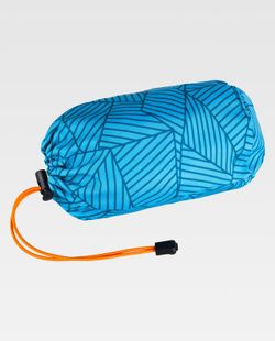 Mochila de color Estampado Azul+Naranja Fluor