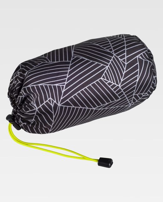 Mochila de color Estampado Negro+Amarillo Fluor