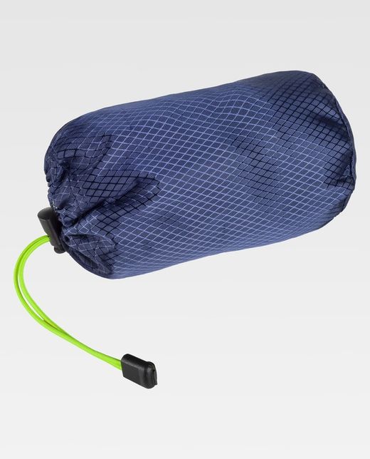 Mochila de color Marino+Verde Flúor