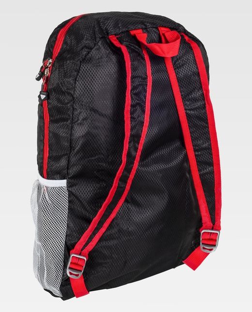 Mochila de color Negro+Rojo