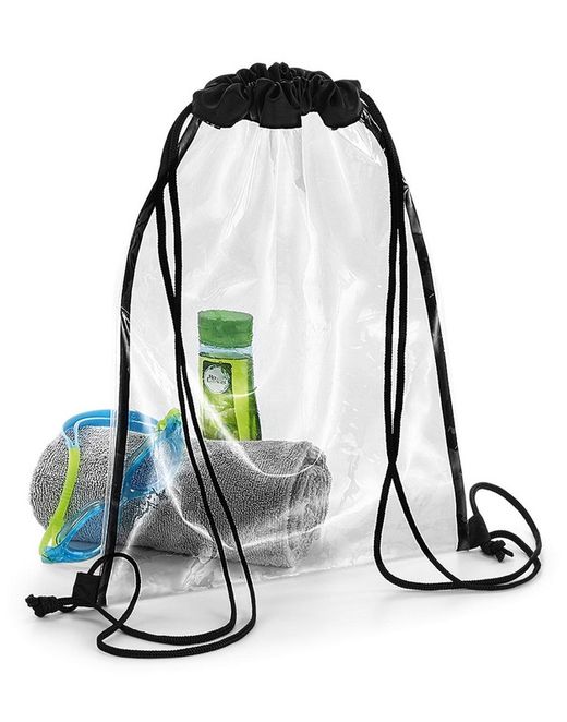 Transparente Kordelzugtasche