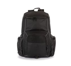 Mochila de deporte con portaobjetos confeccionada en material reciclado