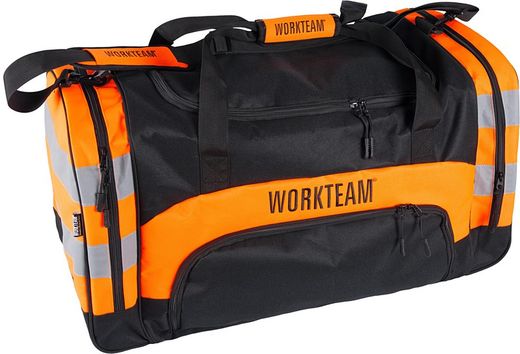 AV sports backpack with reflective tapes and bottom compartment for shoes Cap 70 L Orange AV Black