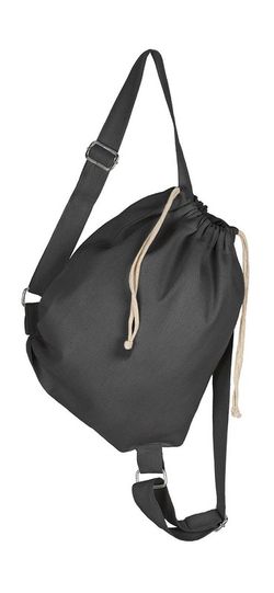 Mochila de lona con asas y cordón