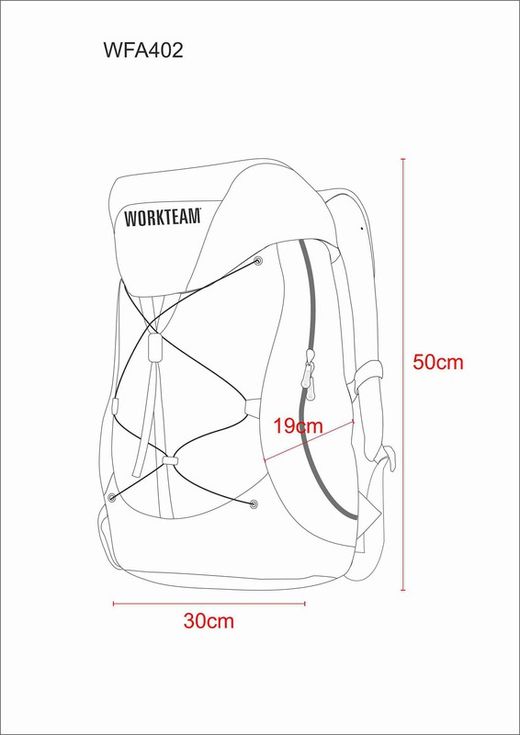 Zweifarbiger Bergrucksack, reflektierende Details Zwei Seitentaschen und eine obere Kappe 32 L Türkisgelb AV
