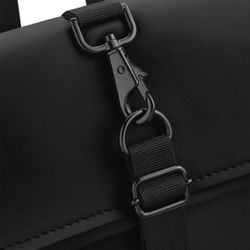 Rucksack mit Roll-Top-Klappe aus mattem Polyurethan