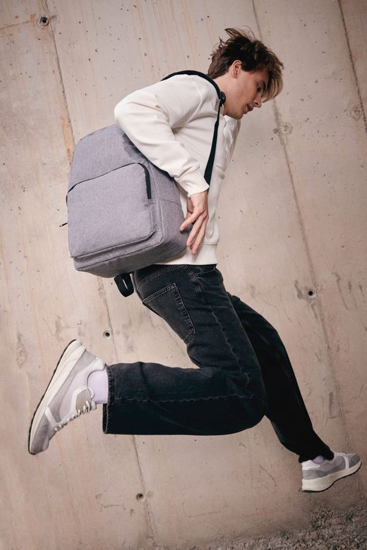 Recycelter, gesteppter Office-Rucksack
