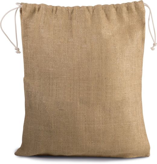 Jute Kordelzug Rucksack