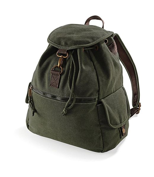 Mochila lona Vintage