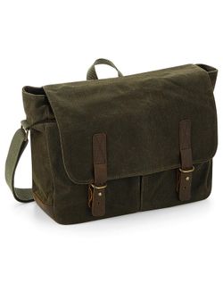 Mochila messenger Heritage de lona encerada
