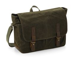 Mochila messenger Heritage de lona encerada