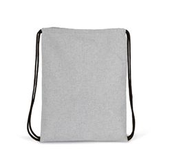 Kleiner Rucksack aus recyceltem Kordelzug.