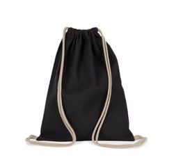 Kleiner Rucksack aus recyceltem Kordelzug.