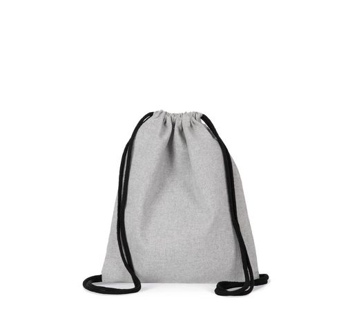 Kleiner recycelter Rucksack mit Kordelzug: Kindergröße