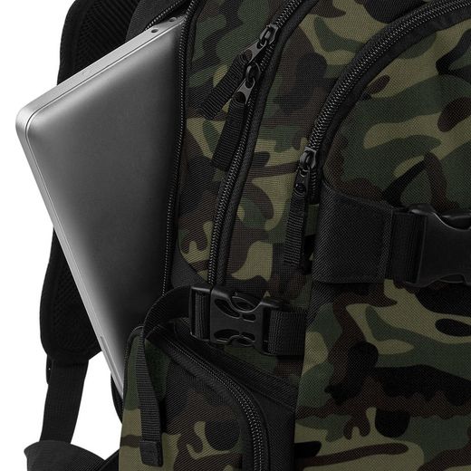 Velha escola porta skate mochila