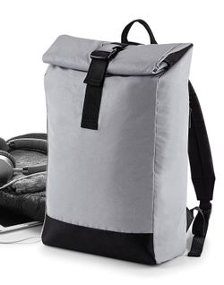 Reflektierender Roll-Top-Rucksack