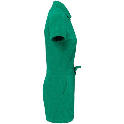 Umweltfreundliches Short-Jumpsuit aus Frottee für Damen