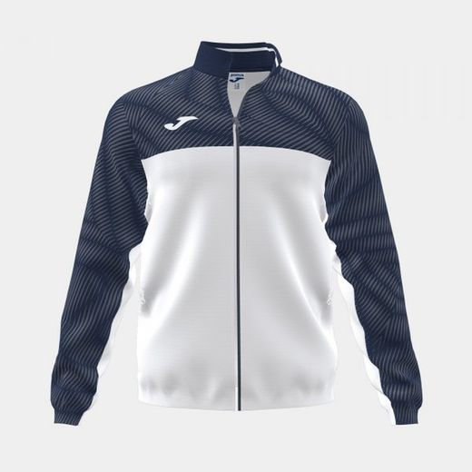 Sweatshirt Montreal Full Zip Blanc Marine