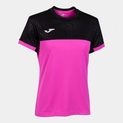 Montreal Short Sleeve T-Shirt Fluor Pink Black