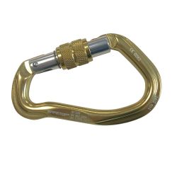 MOSQUETÓN de rosca en forma de pera 23kN hecho de aluminio