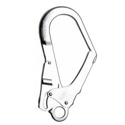 MOSQUETÓN SEMIMAXI, automático de acero apertura 50 mm