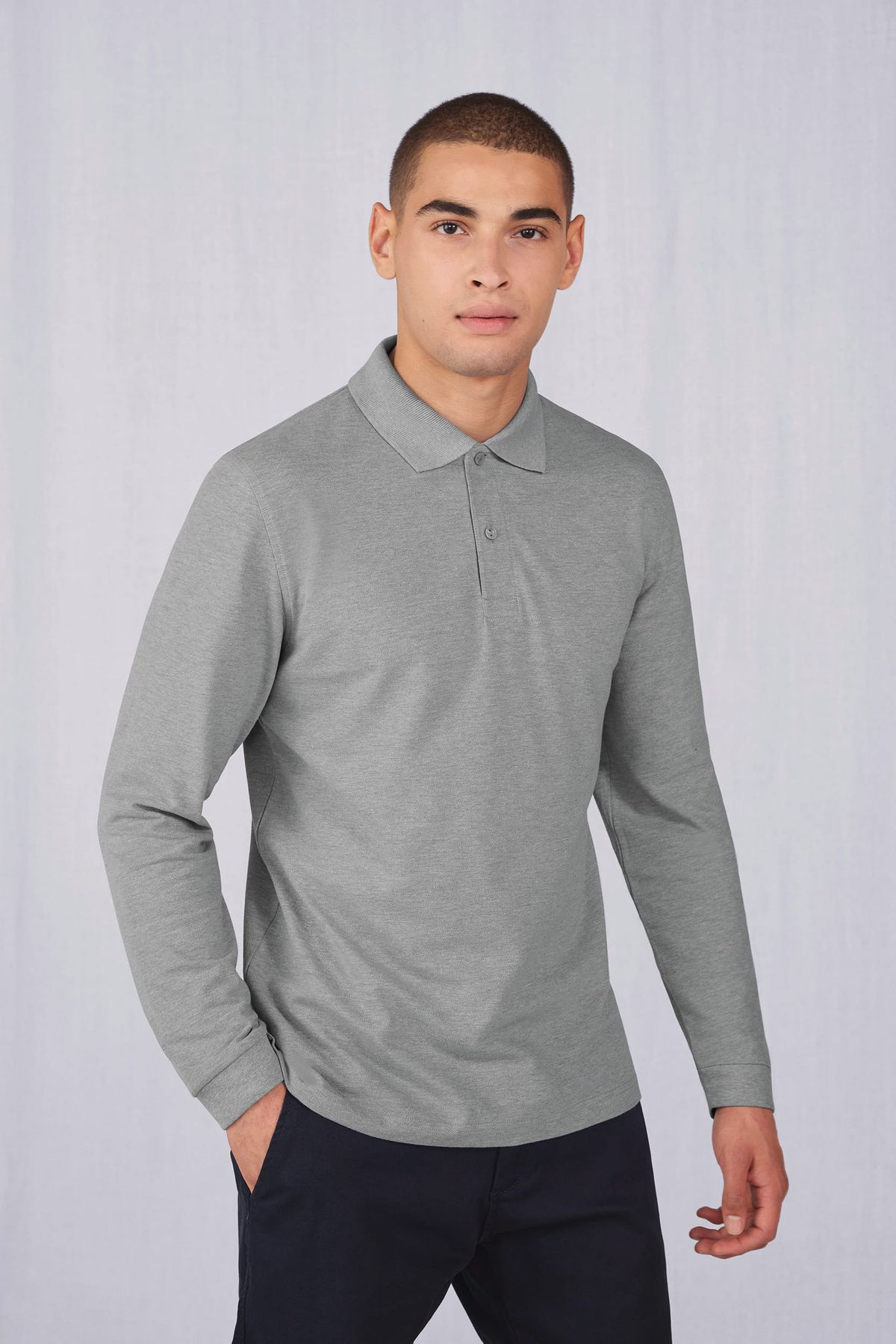 MY POLO 210 manga larga Hombre Black-S