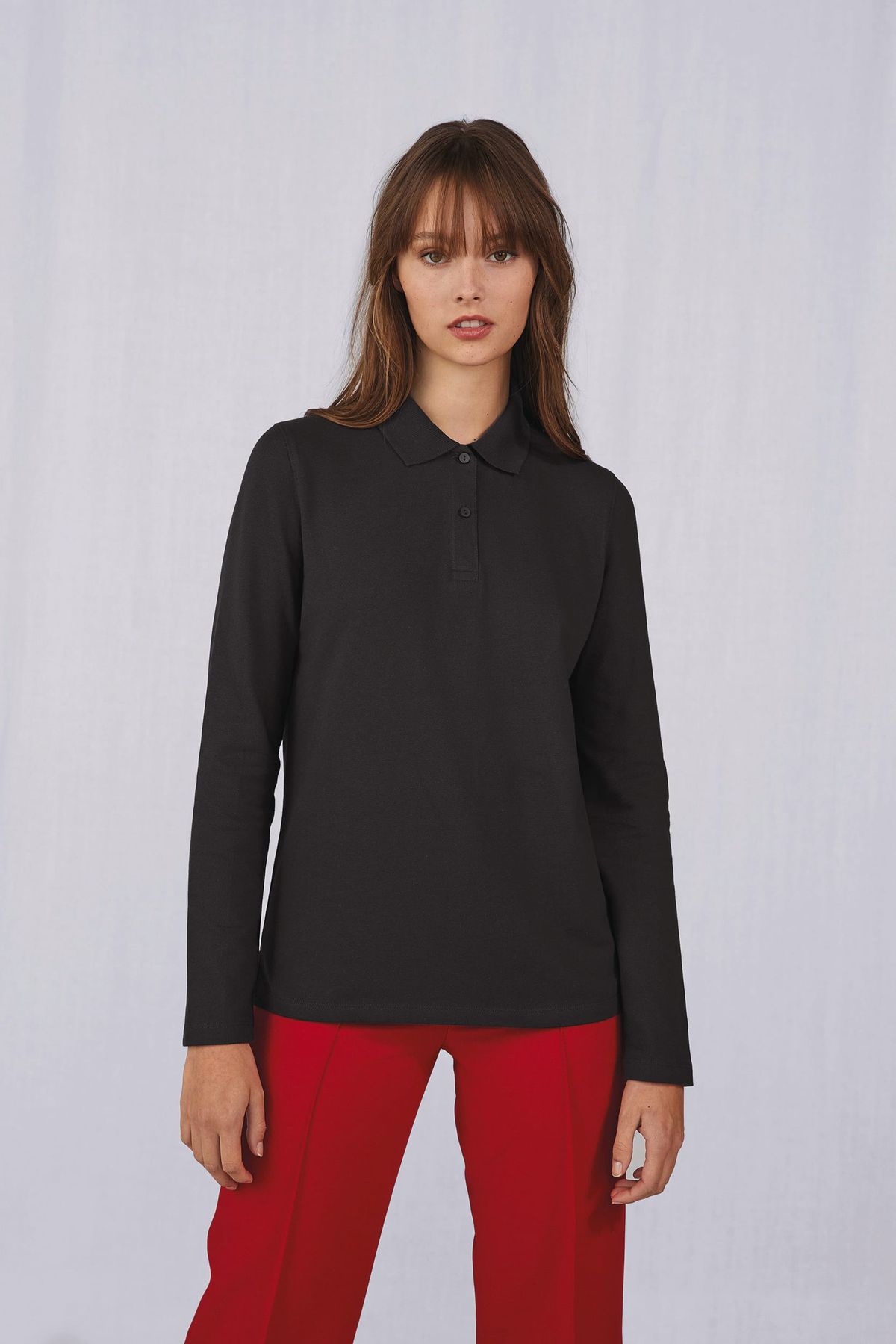 MY POLO 210 manga larga Mujer Black-3XL