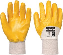 Guanti in Nitrile con polso in maglia