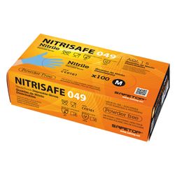 NITRISAFE, guante desechable de nitrilo Azul 3.5 gr