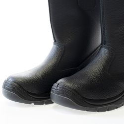 OHIO, bota de media caña S3, en piel de búfalo