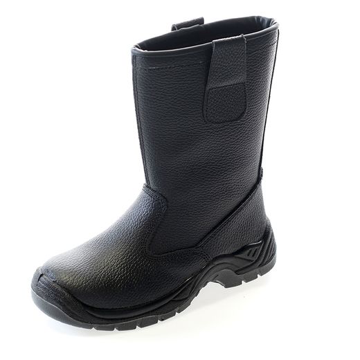 OHIO, bota de media caña S3, en piel de búfalo