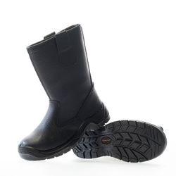 OHIO, bota de media caña S3, en piel de búfalo
