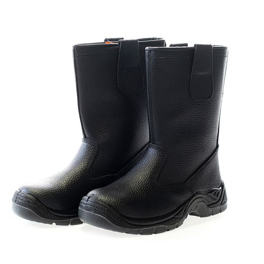OHIO, bota de media caña S3, en piel de búfalo