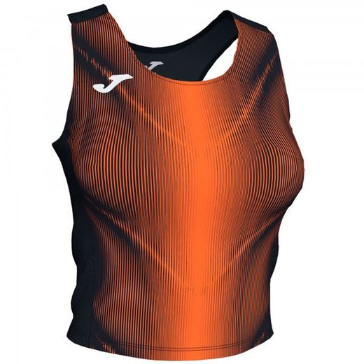 Top Olimpia Nero-Arancio