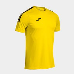Olimpiada Short Sleeve T-Shirt Yellow Black