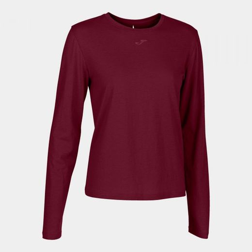 T-Shirt Manches Longues Bio Bordeaux