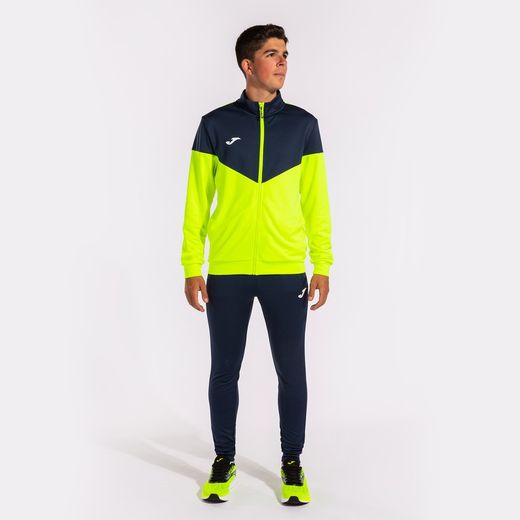 Oxford Tracksuit Fluor Yellow Navy