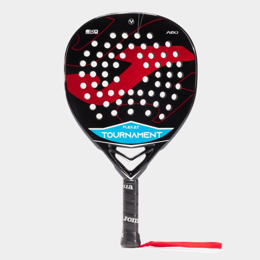 Pala De Pádel Tournament Flex Negro Rojo