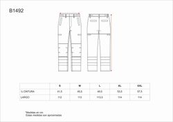 Pantalón AV ignífugo Amarillo / Marino