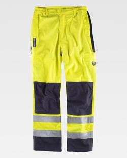Pantalón AV ignífugo Amarillo / Marino