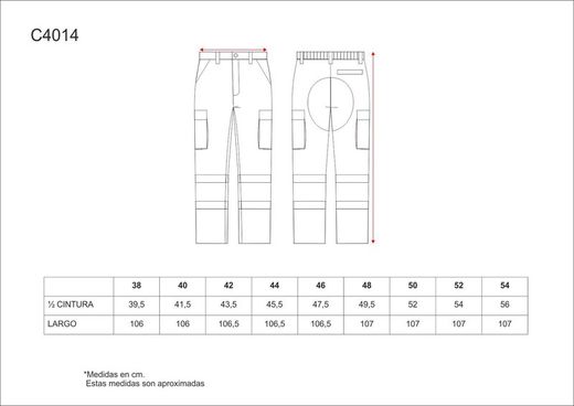 Zweifarbige Hose mit zwei gut sichtbaren Bändern und elastischem Bund Navy Orange AV