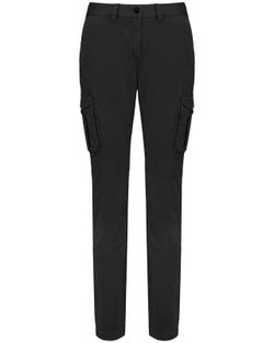 Umweltfreundliche ausgewaschene Cargohose für Damen