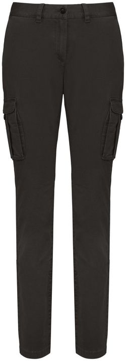 Umweltfreundliche ausgewaschene Cargohose für Damen