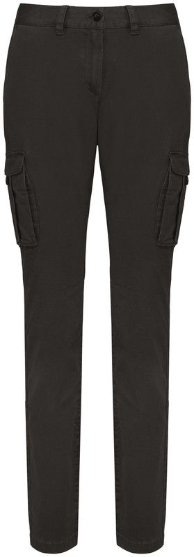 Umweltfreundliche ausgewaschene Cargohose für Damen