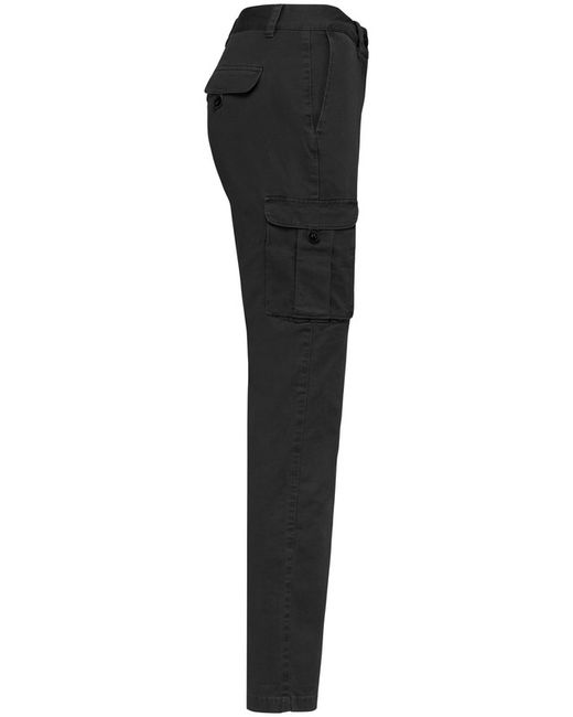 Umweltfreundliche ausgewaschene Cargohose für Damen